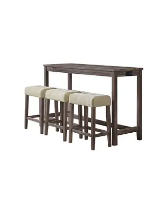 Turner 4-Piece Multipurpose Bar Table Set Seasonal Sale