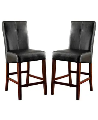 Holiday Sale Rosa Upholstered Counter Chairs (Set of 2)
