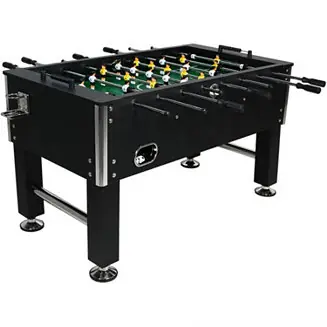 Bargain Indoor Modern Style Foosball Soccer Game Table with Drink Holders and Manual Scorers