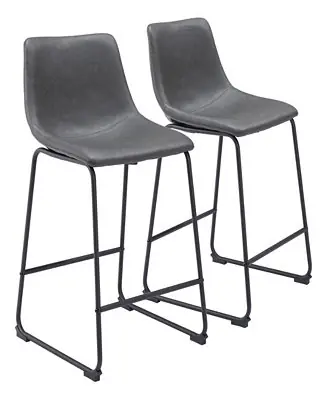 Special Discount 35" each, Set of 2 Steel, Polyurethane Smart Counter Chair