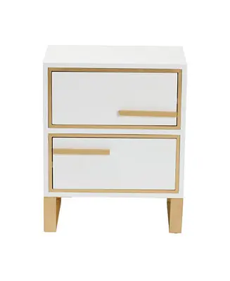Money Back Guarantee Furniture Giolla 11.8" Metal Contemporary End Table
