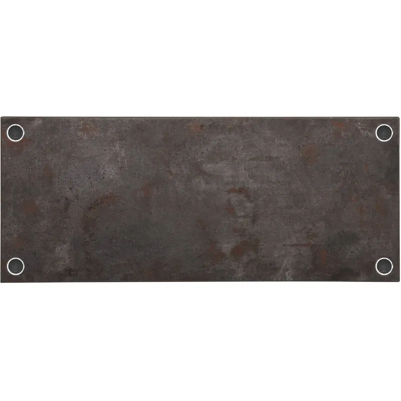 Buy Direct BFM Seating Relic 30" x 72" Rectangular Rustic Copper 1" Thick Melamine Table Top with 4 Wireless Chargers