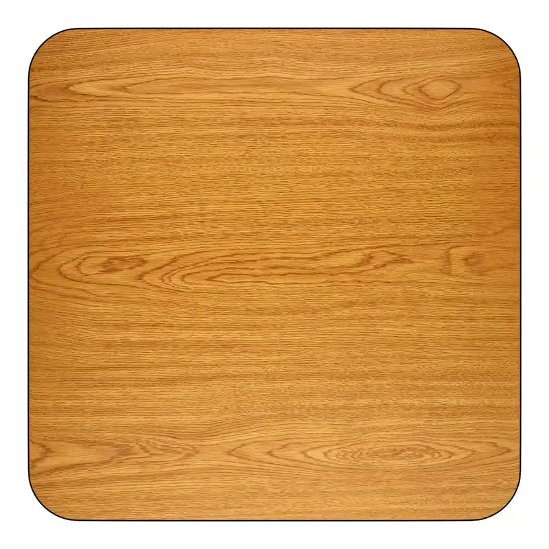 Lancaster Table & Seating 36" x 36" Laminated Square Table Top Reversible Walnut / Oak Big Sale