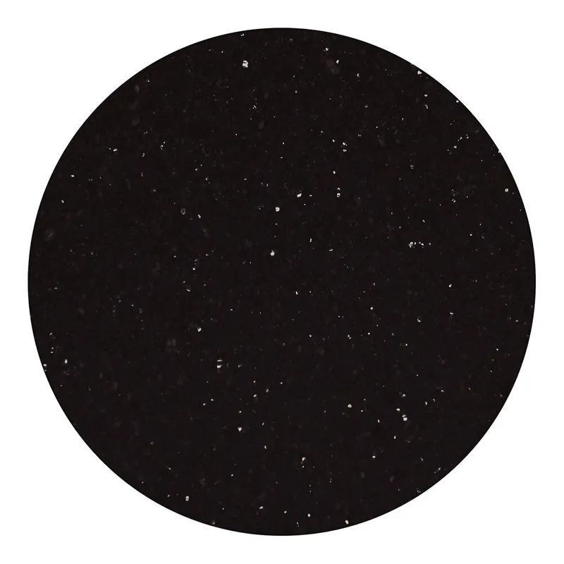 Certified Art Marble Furniture G206 24" Round Black Galaxy Granite Tabletop