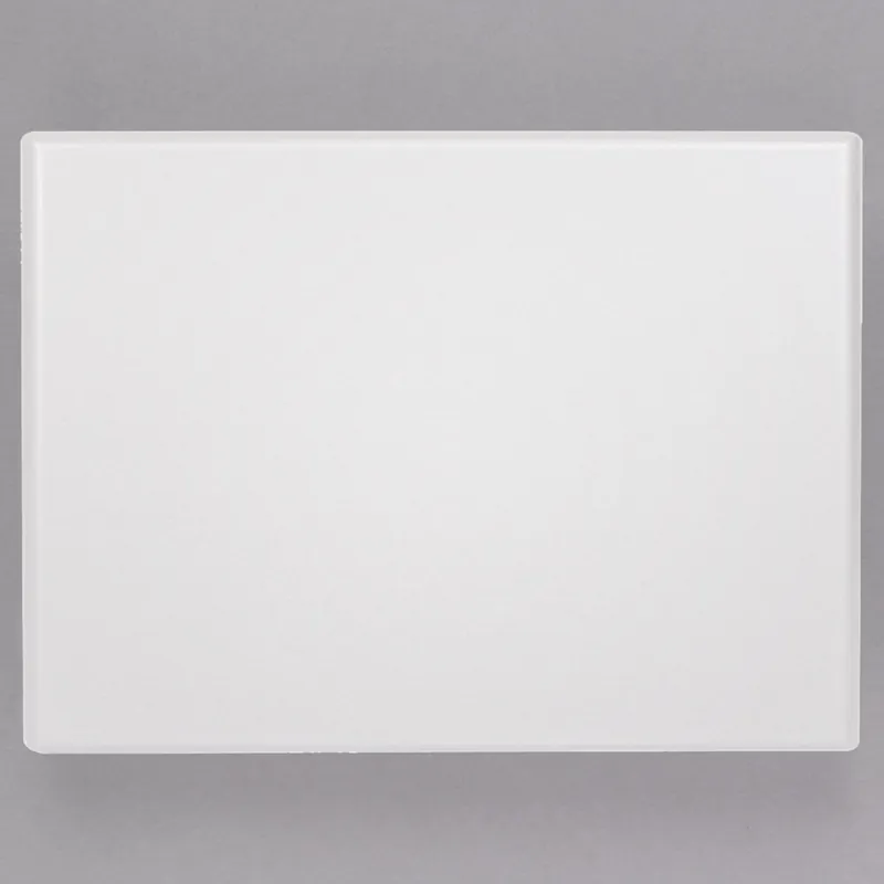 Grosfillex UT220004 X1 24" x 32" Rectangular White Outdoor Molded Melamine Table Top Limited Offer