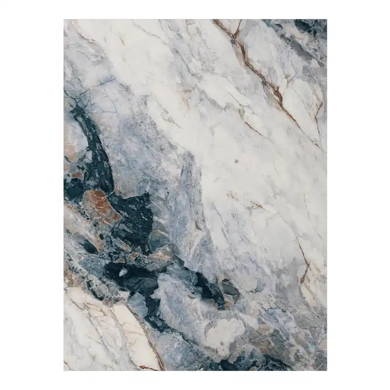 Hot Deal Superior Surfaces 30" x 48" Rectangular Tuxedo Faux Marble Eased Edge Squared Corner Indoor Table Top
