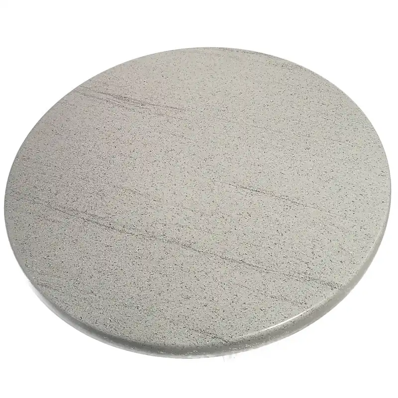 Save Now American Tables & Seating ATO36-207 35 1/2" Round Compressed Gray Isotop Outdoor Tabletop