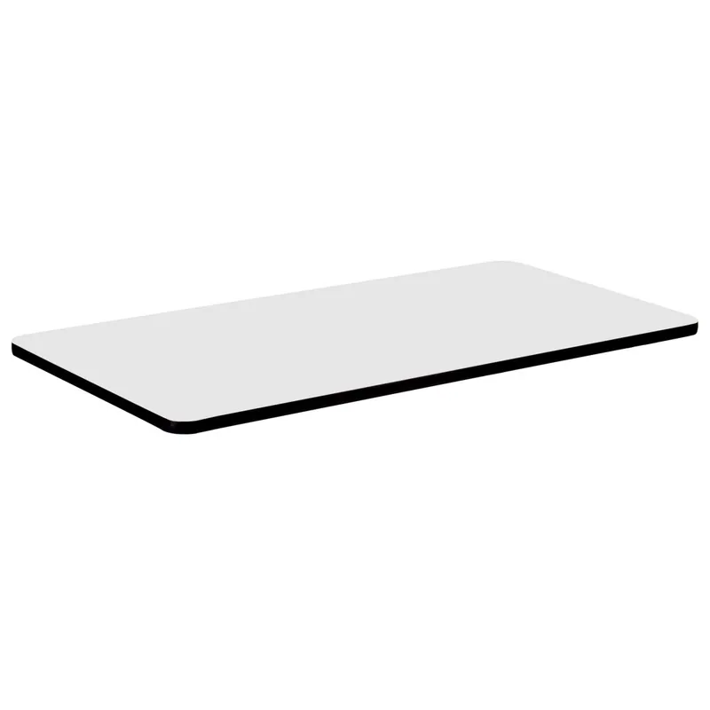 Correll 30" x 60" White Finish Rectangular High Pressure Bar & Cafe Table Top Save Now