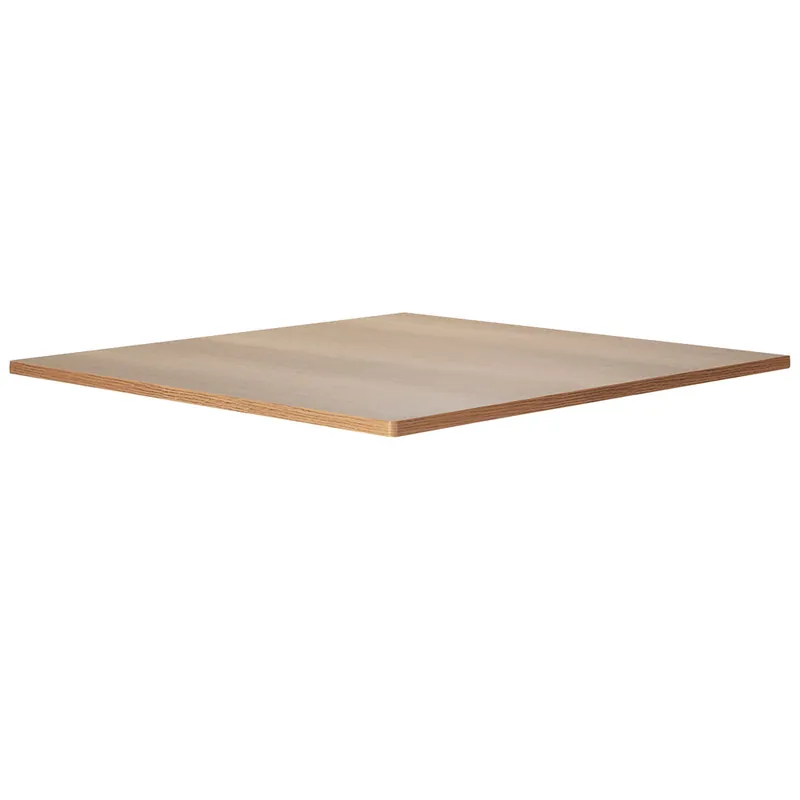 Same Day Shipping Bon Chef 50400-1-S-OAK Flex-X 30" x 30" Oak Square Counter / Bar Height Table Top
