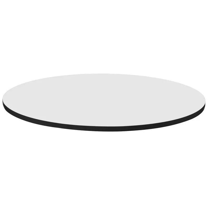 Limited Offer Correll 24" Round White Finish High Pressure Bar & Cafe Table Top