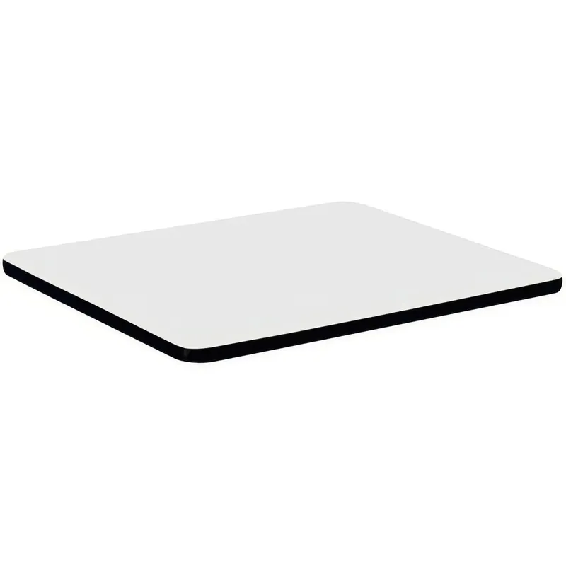 Sale Correll 24" Square White Finish High-Pressure Dry Erase Bar & Cafe Table Top