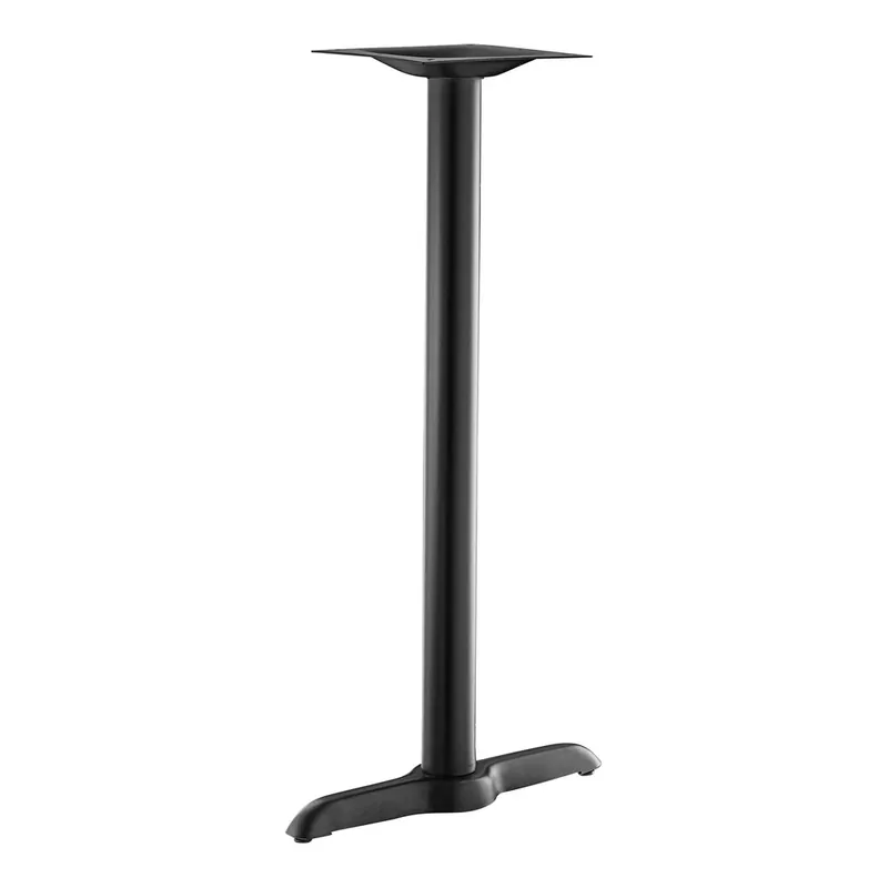 Buy Direct Lancaster Table & Seating Excalibur 5" x 22" End Black Outdoor Table Base with 3" Bar Height Column