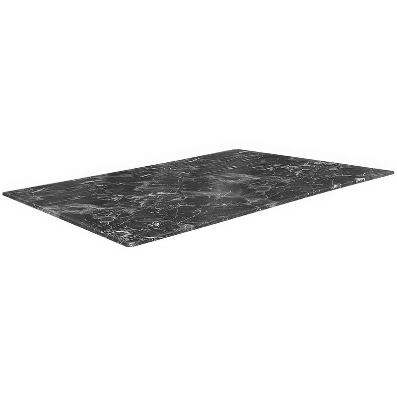 Holland Bar Stool EuroSlim 32" x 48" Black Faux Marble Indoor / Outdoor Table Top Special Offer