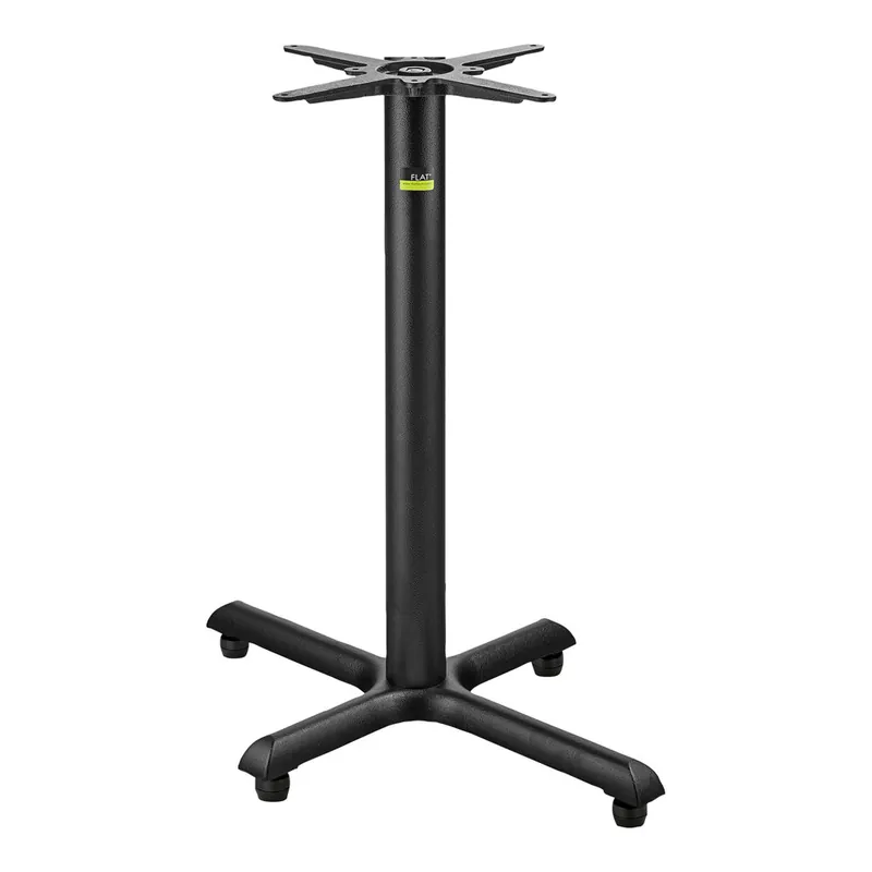 Best Price FLAT Tech KX2230 EQ 22" x 30" Counter Height Black Table Base with Equalizer Levelers
