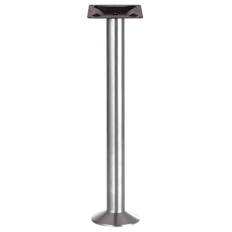 BFM Seating Alpha Bolt-Down Bar Height Outdoor / Indoor Stainless Steel Table Base Low Price