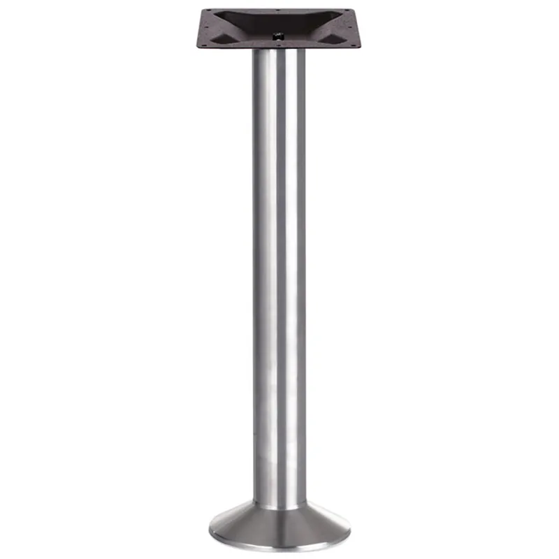 Place Order BFM Seating Alpha Bolt-Down Standard Height Outdoor / Indoor Stainless Steel Table Base