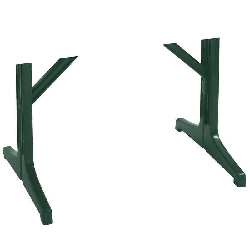 Grosfillex 55618378 Alpha Amazon Green Lateral Resin Table Base Buy Direct