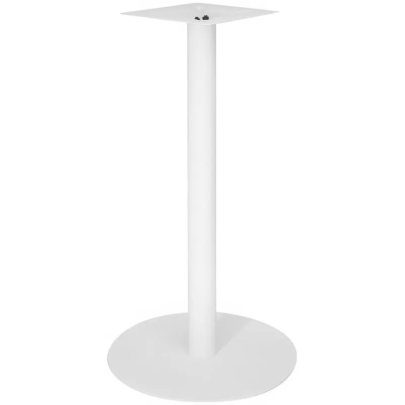 BFM Seating Uptown White Steel Bar Height 20" Round Table Base Don’t Miss Out
