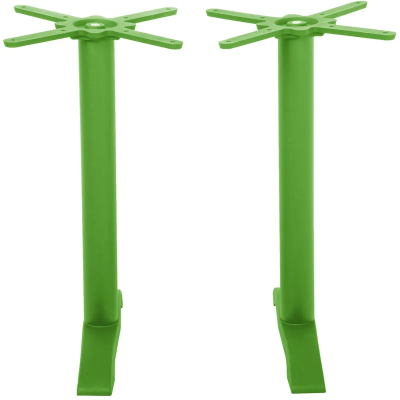 BFM Seating Bali Steel Lime Outdoor / Indoor Standard Height End Table Base Set - 2/Set Last Chance