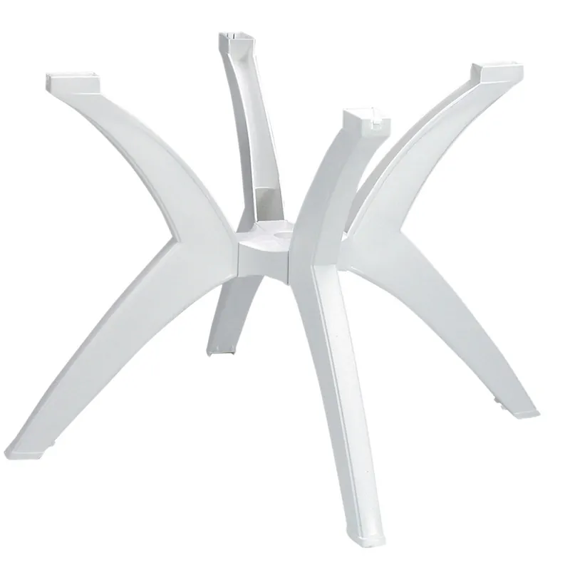 Best Choice Grosfillex US850004 White Resin Y-Leg Outdoor Table Base