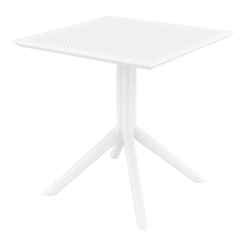Siesta Sky 27 1/2" Square White Standard Height Table Bulk Order