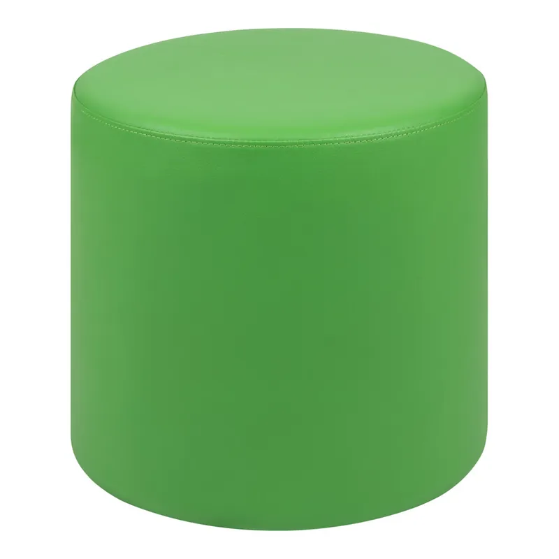 Seasonal Sale Flash Furniture Nicholas 18" Green Flexible Soft Seating Circle Modular Ottoman