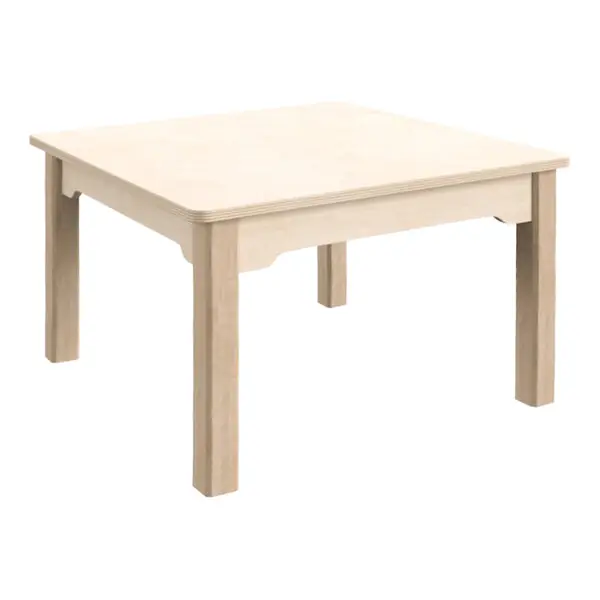 Flash Furniture Bright Beginnings 14 1/2" Square Wooden Preschool Classroom Activity Table Reduced Price