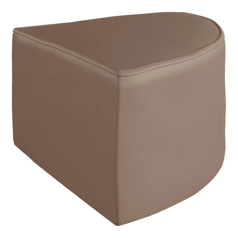 Seasonal Sale Flash Furniture Bright Beginnings 9 3/4" Neutral Vinyl Soft Seating Modular Corner Chair
