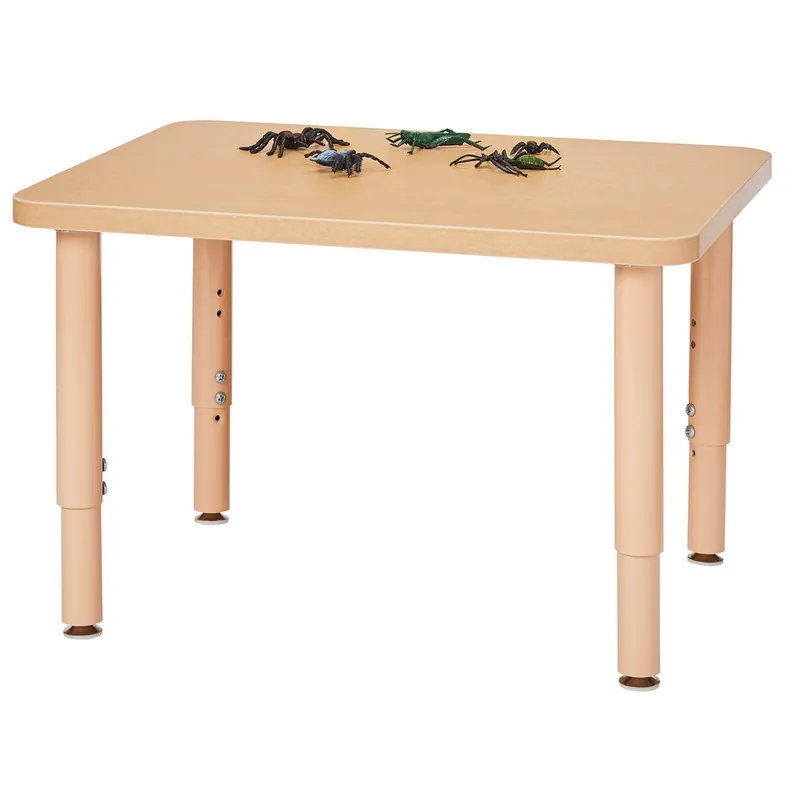 Jonti-Craft Baltic Birch 6254JCP251 Purpose+ 30" x 24" x 14" Rectangle Laminate Adjustable Height Table Final Sale