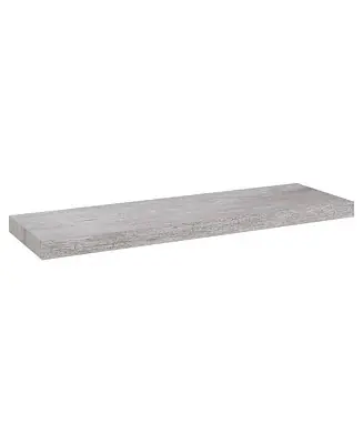 New Arrival Wall Shelf Concrete grey Honeycomb MDF, metal 31.5 x 9.3 x 1.5 in