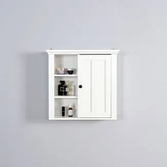 Bathroom Wooden Wall Cabinet With A Door 20.86x5.71 X 20 Inch Brand New