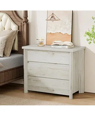 Large Farmhouse Night Stand with Storage for Bedroom Direct From Manufacturer