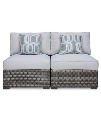 Harbor Court Armless Chair w/Cushion, Set of 2 While Supplies Last