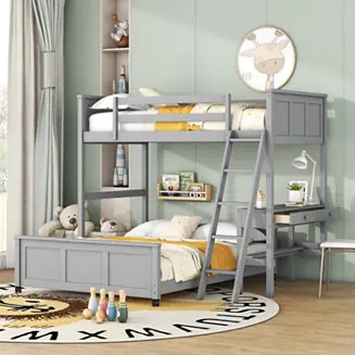 Final Sale Twin Over Full Bunk Bed With