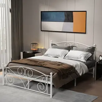 Streamdale Full Metal Bed for Home or Office Use Time-Limited