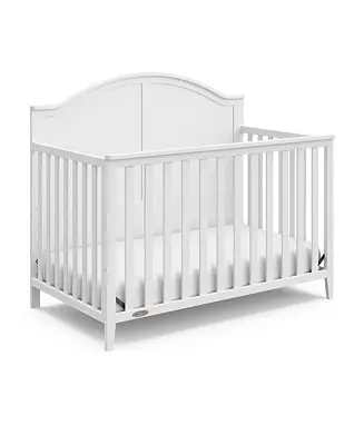 Wilfred 5-in-1 Convertible Crib (White) – GREENGUARD Gold Certified Affordable