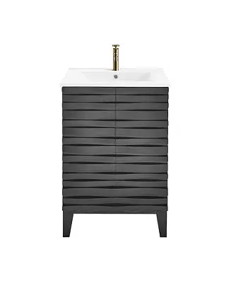 Sale 24" MDF Two Soft Closing Doors Cascade Bathroom Vanity
