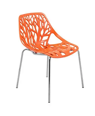 Holiday Sale Modern Asbury Dining Chair w/ Chromed Legs