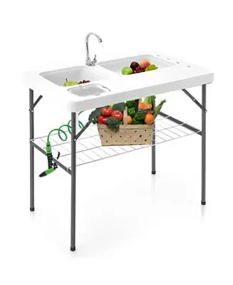 2-in-1 Folding Fish Cleaning Table Special Offer