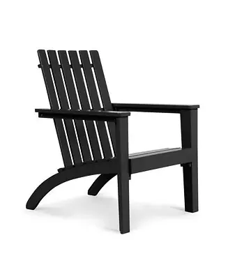 Deal Outdoor Patio Acacia Wood Adirondack Lounge Armchair