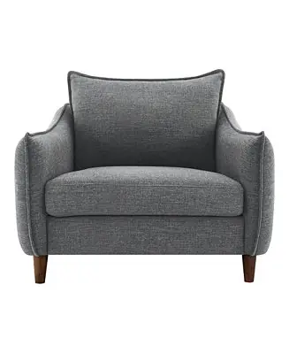 Fan Favorite 40" Lacy Chenille Slope Arm Chair