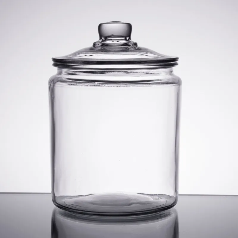 Free Delivery Anchor Hocking 85545AHG17 1/2 Gallon Glass Jar with Lid