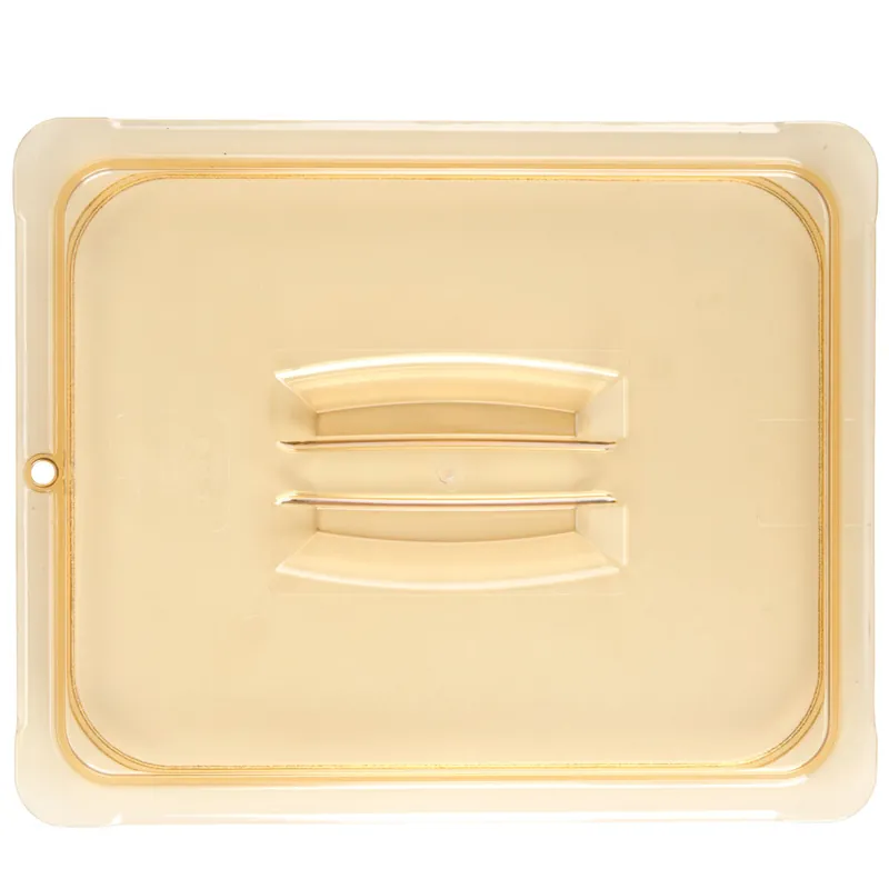 Limited Time Carlisle 10430U13 StorPlus 1/2 Size Amber Universal High Heat Handled Lid