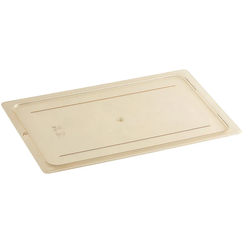 Instant Buy Cambro 10HPC150 H-Pan™ Full Size Amber High Heat Flat Lid