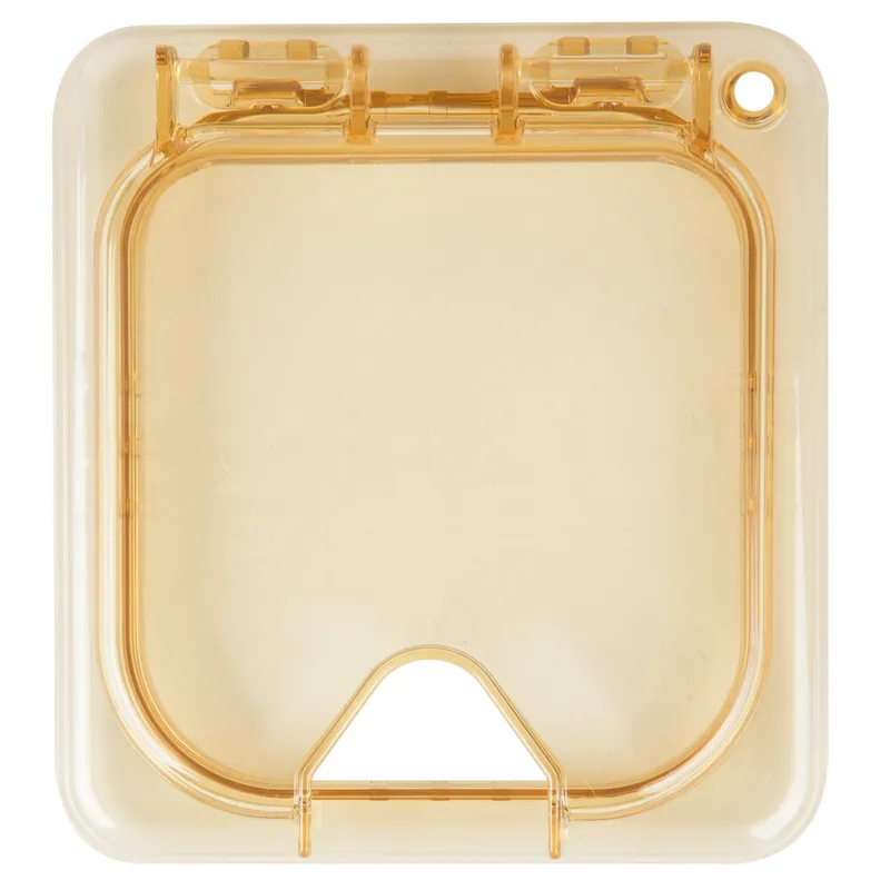 Limited Offer Carlisle 10519Z13 StorPlus EZ Access 1/6 Size Amber High Heat Hinged Lid with One Notch