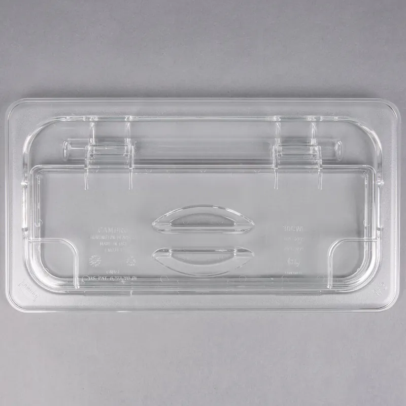 Cambro 30CWL135 Camwear® 1/3 Size Clear Polycarbonate FlipLid Special Offer