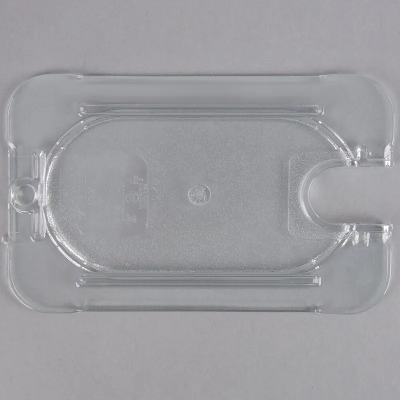 Buy Online Carlisle 10337U07 StorPlus 1/9 Size Clear Universal Flat Lid with Spoon Notch