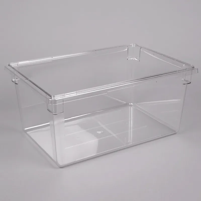 Sale Cambro 182612CW135 Camwear® 26" x 18" x 12" Clear Polycarbonate Food Storage Box