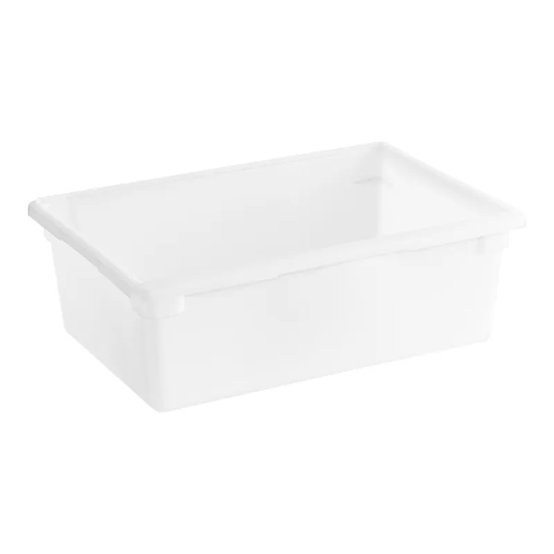 Hassle-Free Returns Choice White Plastic Food Storage Box 26" x 18" x 9"