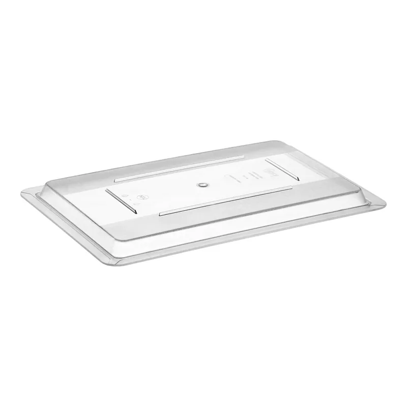 Choice 18" x 12" Clear Polycarbonate Food Storage Box Lid Factory Price